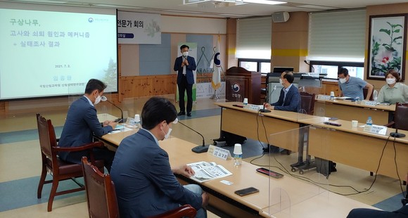 산림청은 지난 2일 정부대전청사에서 지리산 구상나무 보전·복원 시범사업을 위한 2차 전문가 회의를 개최했다. ⓒ 산림청