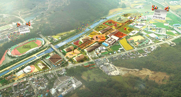 2022 괴산세계유기농산업엑스포 주관대행사 선정 조감도. ⓒ 충북도