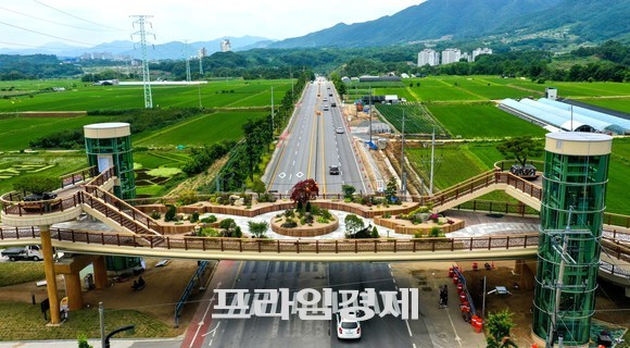 에코브릿지 전경. ⓒ 제천시
