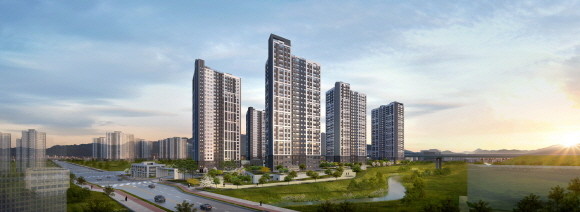 오는 8월 모습을 드러낼 과천 지식정보타운 린 파밀리에는 수도권 택지지구 가운데 강남권 교육과 문화인프라를 누릴 수 있는 '준강남 생활권'으로 평가 받고 있다. © 우미건설