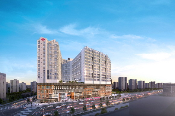 태영건설이 남양주 다산진건지구에 선보이는 '다산역 데시앙'은 △주거형 오피스텔 531실 △상업시설로 구성되는 다산역세권 내 최대 규모 주거복합 단지다. © 태영건설