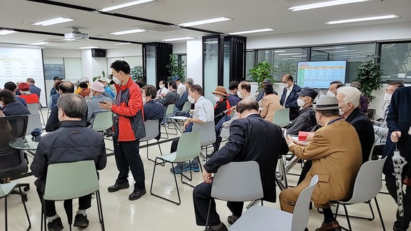 케이라인글로벌은 작년 8월부터 강남 본사 사무실을 비롯해 전국 각지를 순회하며 설명회를 개최했다. ⓒ 제보자 제공