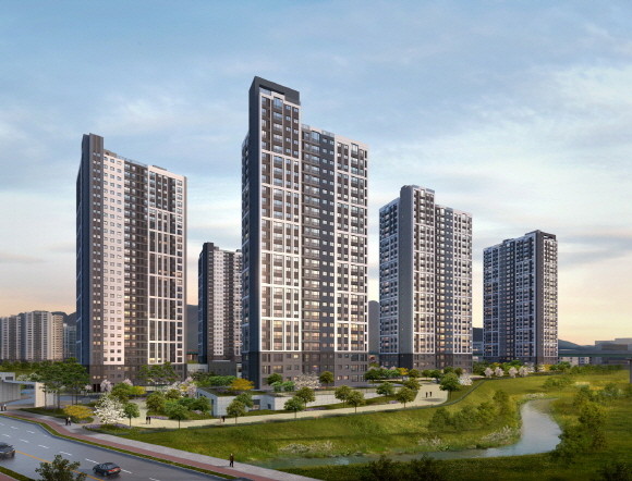 우미건설·신동아건설 컨소시엄이 8월 분양에 나서는 '린 파밀리'에는 여러 주거시설과 지식기반 산업단지, 도시기반시설이 함께 구축되는 과천 지식정보타운에 모습을 드러낸다. © 우미건설