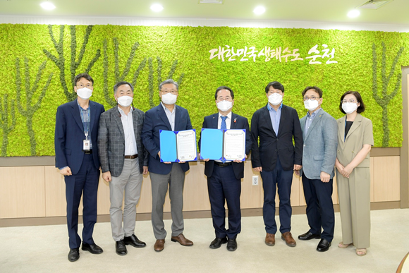 순천시는 순천제일대학교와 '지역 웹툰·애니메이션 문화산업 협력체계 구축'을 위한 업무협약을 체결했다. ⓒ 순천시