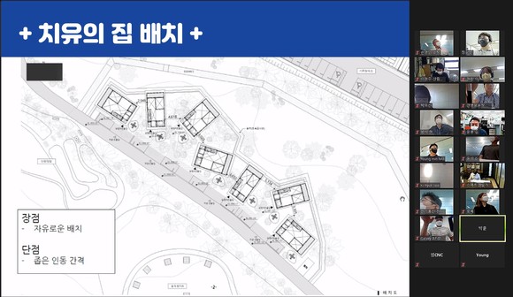 국립지덕권 산림치유원 기술제안 검토 영상회의 모습. ⓒ 산림청