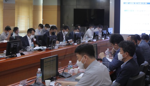 탄소중립 TF 중간보고회 회의모습. ⓒ 서부발전