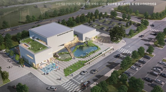 카페형 아쿠아리움 조감도. ⓒ 충북도