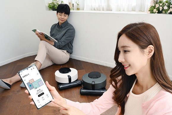 LG 코드제로 R9 로봇청소기 제품군의 한 달 판매량은 전월 대비 2배로 늘었다. ⓒ LG전자
