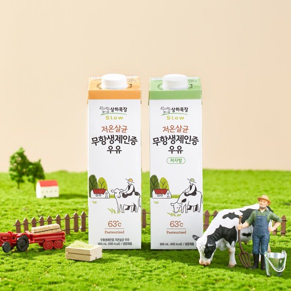 저온살균 무항생제인증 우유 신제품 이미지. ⓒ 매일유업