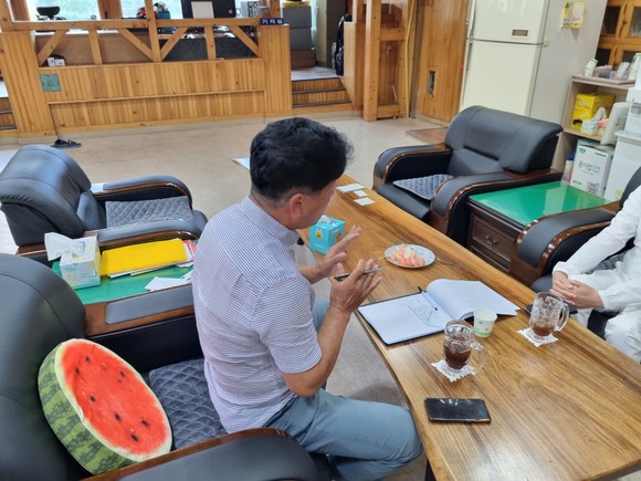 정지갑 사천시 당협 정무실장이 이번 사안에 대해 설명하고 있다. ⓒ 프라임경제