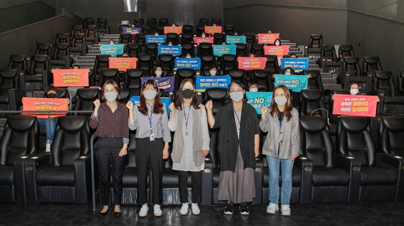 새일센터에서 진행해 온 캠페인 및 7일 경력단절예방의날 행사 모습. ⓒ 당진시