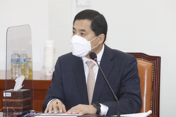 박대출 의원이 청주간첩단과 국가보안법을 주제로 정책 세미나를 주최하고 있다. ⓒ 박대출 의원실