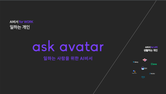 웹케시는 KT와 함께 'B2B AI비서' 에스크아바타를 선보이며 출사표를 던졌다. ⓒ 웹케시