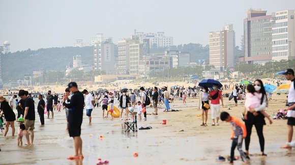 여름철 대천해수욕장 관광객 방문 모습. ⓒ 프라임경제