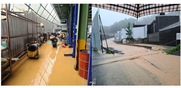 난개발 현장에 우수처리시설을 제대로 설치해 놓지 않아 비만 오면 토사가 유실돼 A공업사는 막대한 영업손실을 입었다고 한다. ⓒ 프라임경제