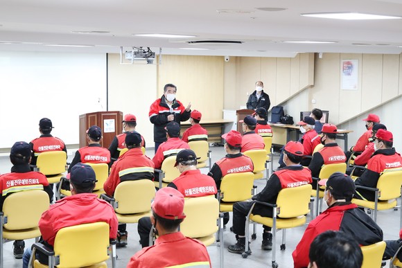 보령시는 지난 3일 산불진화대 및 감시원 대상 산불방지 교육을 개최했다. ⓒ 보령시