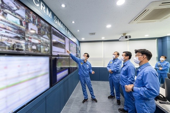 광양제철소가 냉연 CRM Smart Room을 구축했다. ⓒ 광양제철소