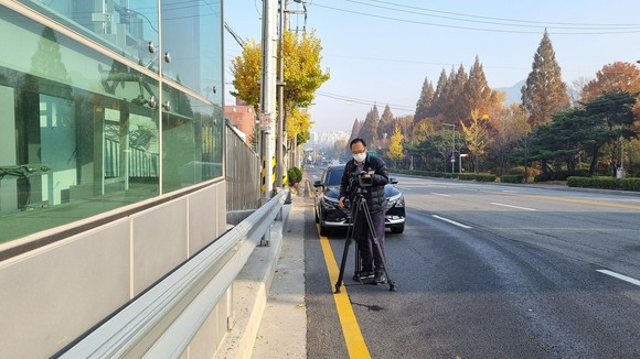 자동차 배출가스 등 특별단속 실시 모습. ⓒ 대전시