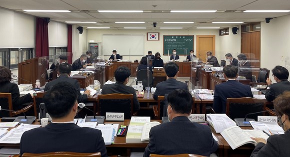 제395회 정례회 제5차 교육위원회 개최 모습. ⓒ 의회사무국