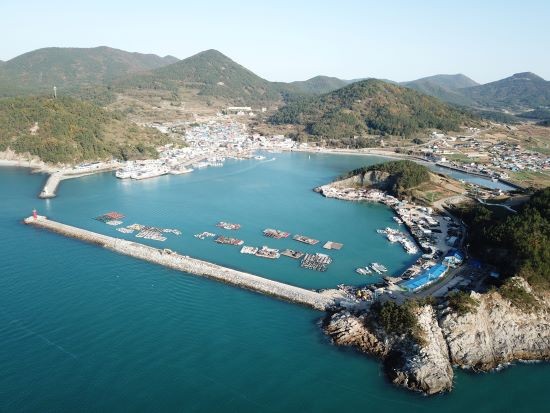 청산도항 전경. ⓒ 완도군