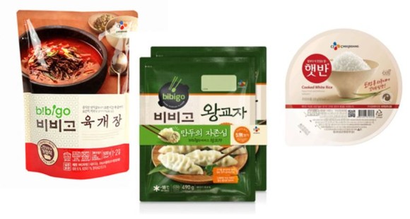 CJ제일제당의 HMR 제품들. ⓒ CJ제일제당
