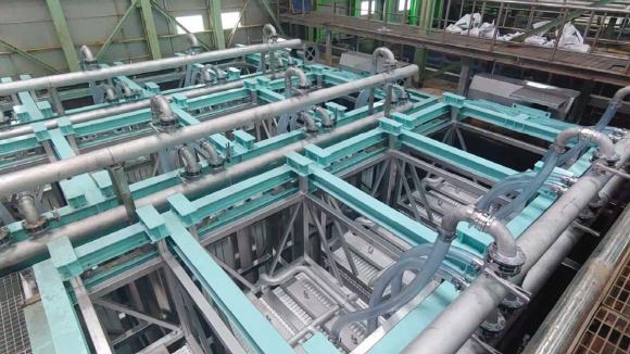 저에너지 분리막 수처리 시설. © 코오롱글로벌