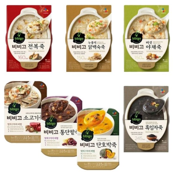 CJ제일제당에서 판매하는 비비고 용기죽 제품. ⓒ CJ제일제당