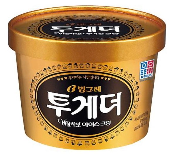 빙그레에서 판매하는 투게더 제품. ⓒ 빙그레
