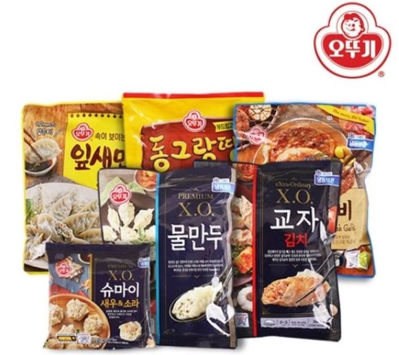 오뚜기에서 나오는 냉동만두 제품들. ⓒ 오뚜기