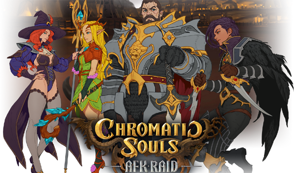 '크로매틱소울: AFK 레이드'는 전략 RPG 장르로 감각적인 일러스트와 전략적인 파티 플레이가 특징이다. ⓒ 컴투스홀딩스