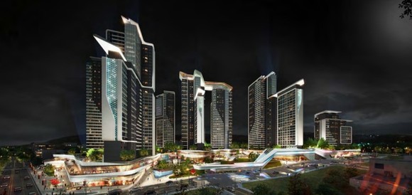 HDC현대산업개발이 안양 관양현대아파트에 제시한 '아이파크더 크레스트' 조감도. ⓒ 조합