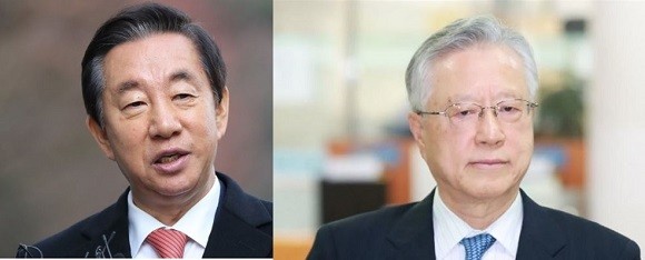 KT(030200)에 자신의 딸을 채용해달라고 불법 청탁한 혐의로 기소된 김성태 전 국민의힘 의원의 유죄가 확정됐다. 이석채 전 KT 회장도 함께 유죄를 확정 받았다. ⓒ 연합뉴스