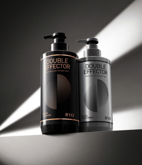 려 더블 이펙터 블랙 샴푸, 트리트먼트. © 아모레퍼시픽