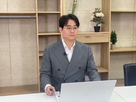 윤준호 포바이포 대표가 지난 14일 온라인 기자간담회에서 회사를 소개하고 있다. ⓒ IFG파트너스