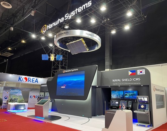 ADAS 2022 한화시스템 전시장 모습. ⓒ 한화시스템