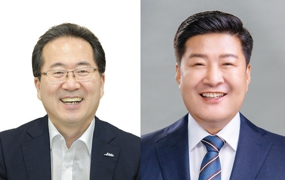 허석 순천시장 예비후보(왼쪽)와 오하근 순천시장 예비후보 ⓒ 선거사무실
