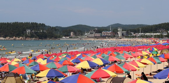 만리포해수욕장. ⓒ 태안군
