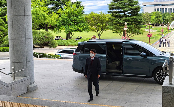 안철수 국민의힘 의원이 7일 오후 국회에 첫 출근했다. =박성현 기자