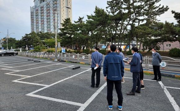 지난 13일 도경찰청·보령경찰서·보령시청, 박람회조직위원회와 합동으로 현장점검 모습. ⓒ 충남도
