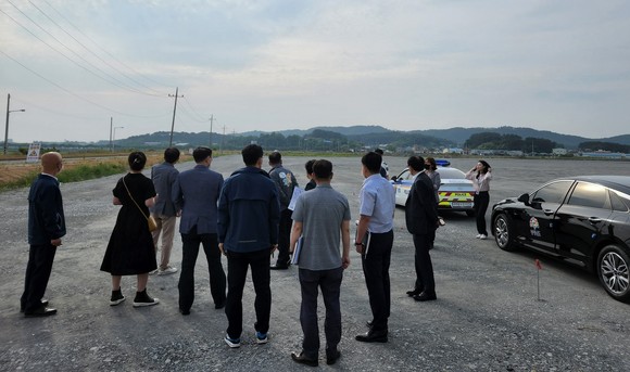 지난 13일 도경찰청·보령경찰서·보령시청, 박람회조직위원회와 합동으로 현장점검을 실시했다. ⓒ 충남도