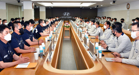 현대차 노조가 중앙노동위원회의 교섭 조정 중지 결정에 따라 파업권을 획득했다. ⓒ 현대자동차