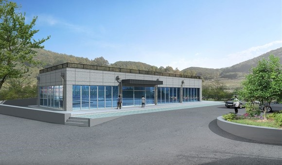 남해군 갈현마을 특화개발사업 디자인커뮤니티센터 조감도. ⓒ 한국어촌어항공단