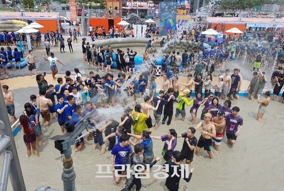 보령머드축제 체험장. ⓒ 프라임경제