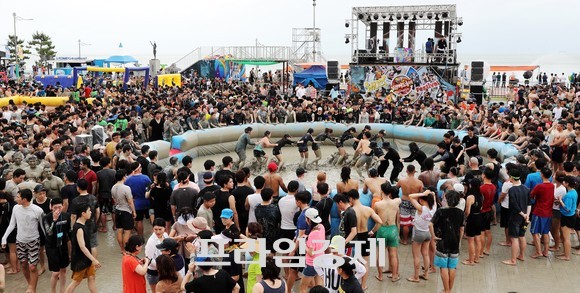 제22회 보령머드축제 체험장 풍경. ⓒ 프라임경제