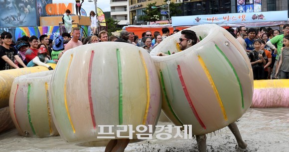 보령머드축제 체험장. ⓒ 프라임경제