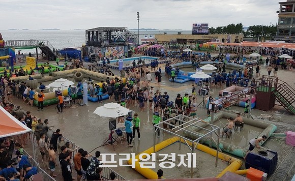 보령머드축제 체험장. ⓒ 프라임경제