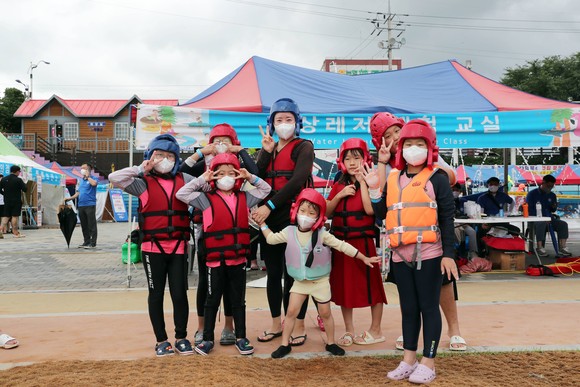 수상레포츠. ⓒ 장흥군