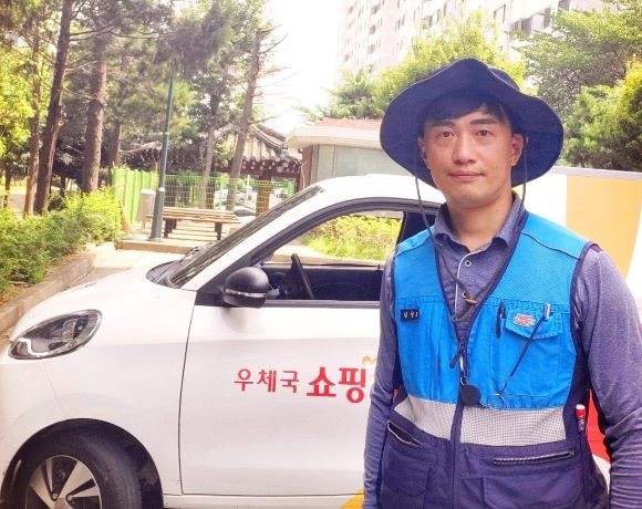 광주광산우체국 김인호 집배원. ⓒ 전남지방우정청