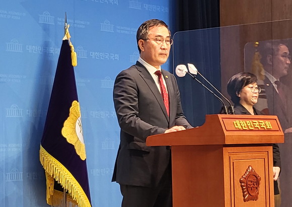 최형두 국민의힘 의원은 29일 박진 외교부장관 해임건의안 강행을 멈춰달라고 호소했다. = 박성현 기자