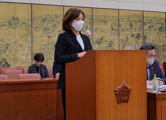 김소연 월트디즈니코리아 대표는 OTT시장에서 우리나라가 중요하다는 점을 언급하면서 동일한 사례가 또 일어나지 않도록 하겠다고 밝혔다. = 박성현 기자